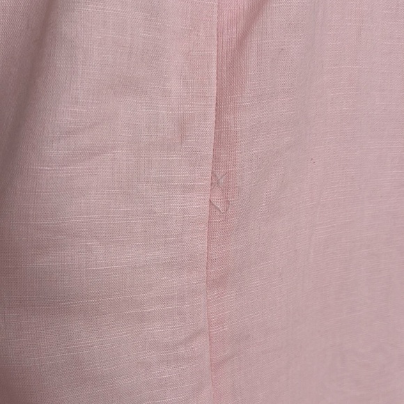 COPY - Zara Linen Pink Midi Dress - Picture 6 of 7